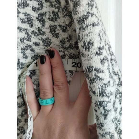 Jane and Delancey Metallic leopard print sweater - Picture 4 of 5